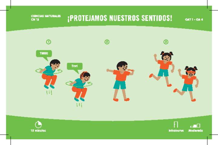 ¡Protejamos nuestros sentidos! ¡Protejamos nuestros sentidos!