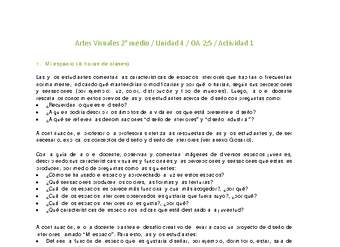 Artes Visuales 2 medio-Unidad 4-OA2;5-Actividad 1 Artes Visuales 2 medio-Unidad 4-OA2;5-Actividad 1