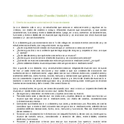 Artes Visuales 2 medio-Unidad 4-OA2;5-Actividad 2 Artes Visuales 2 medio-Unidad 4-OA2;5-Actividad 2
