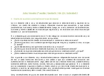 Artes Visuales 2 medio-Unidad 4-OA2;5-Actividad 2 Artes Visuales 2 medio-Unidad 4-OA2;5-Actividad 2