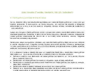 Artes Visuales 2 medio-Unidad 4-OA2;5-Actividad 3 Artes Visuales 2 medio-Unidad 4-OA2;5-Actividad 3
