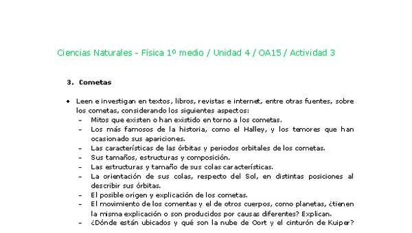 Ciencias Naturales 1 medio-Unidad 4-OA15-Actividad 3 Ciencias Naturales 1 medio-Unidad 4-OA15-Actividad 3