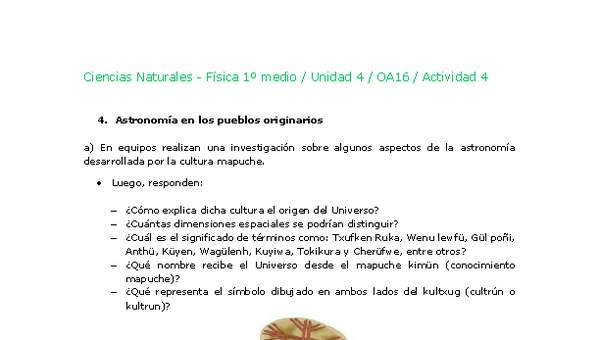 Ciencias Naturales 1 medio-Unidad 4-OA16-Actividad 4 Ciencias Naturales 1 medio-Unidad 4-OA16-Actividad 4