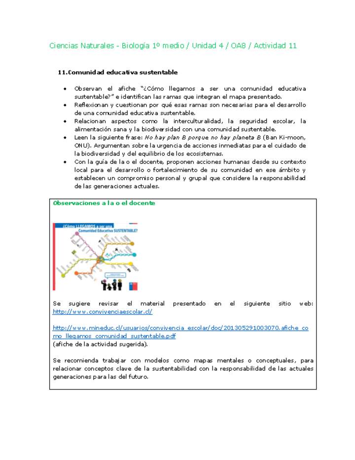 Ciencias Naturales 1 medio-Unidad 4-OA8-Actividad 11 Ciencias Naturales 1 medio-Unidad 4-OA8-Actividad 11