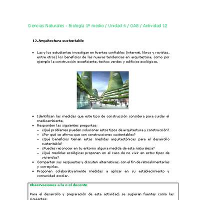 Ciencias Naturales 1 medio-Unidad 4-OA8-Actividad 12 Ciencias Naturales 1 medio-Unidad 4-OA8-Actividad 12