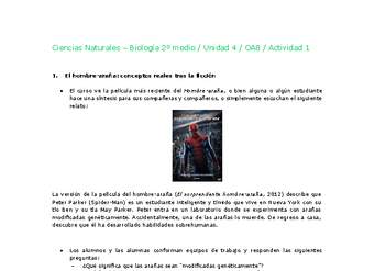 Ciencias Naturales 2 medio-Unidad 4-OA8-Actividad 1 Ciencias Naturales 2 medio-Unidad 4-OA8-Actividad 1