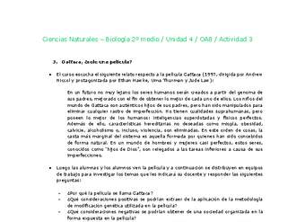 Ciencias Naturales 2 medio-Unidad 4-OA8-Actividad 3 Ciencias Naturales 2 medio-Unidad 4-OA8-Actividad 3