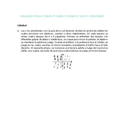 Educación Física 1 medio-Unidad 4-OA1;2-Actividad 6 Educación Física 1 medio-Unidad 4-OA1;2-Actividad 6