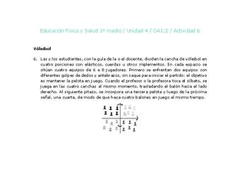 Educación Física 1 medio-Unidad 4-OA1;2-Actividad 6 Educación Física 1 medio-Unidad 4-OA1;2-Actividad 6