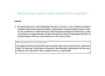 Educación Física 1 medio-Unidad 4-OA1;2-Actividad 7 Educación Física 1 medio-Unidad 4-OA1;2-Actividad 7