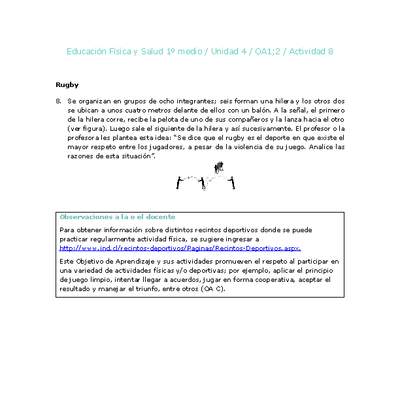Educación Física 1 medio-Unidad 4-OA1;2-Actividad 8