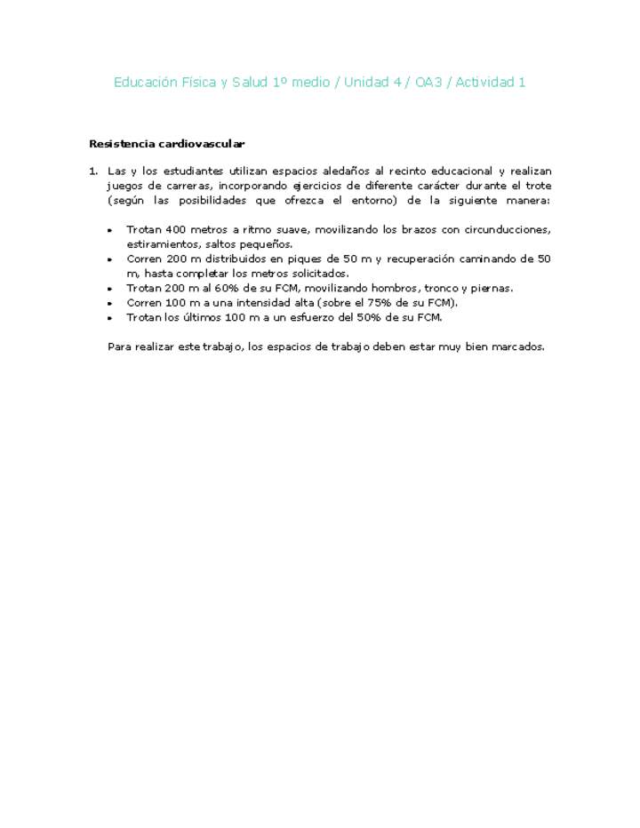 Educación Física 1 medio-Unidad 4-OA3-Actividad 1 Educación Física 1 medio-Unidad 4-OA3-Actividad 1