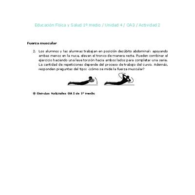 Educación Física 1 medio-Unidad 4-OA3-Actividad 2 Educación Física 1 medio-Unidad 4-OA3-Actividad 2