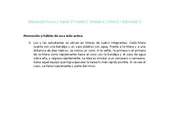 Educación Física 1 medio-Unidad 4-OA4;5-Actividad 3 Educación Física 1 medio-Unidad 4-OA4;5-Actividad 3