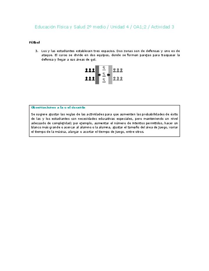 Educación Física 2 medio-Unidad 4-OA1;2-Actividad 3 Educación Física 2 medio-Unidad 4-OA1;2-Actividad 3