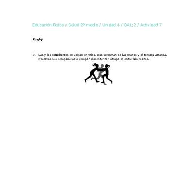 Educación Física 2 medio-Unidad 4-OA1;2-Actividad 7 Educación Física 2 medio-Unidad 4-OA1;2-Actividad 7