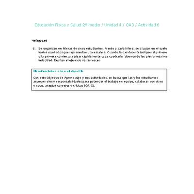 Educación Física 2 medio-Unidad 4-OA3-Actividad 6 Educación Física 2 medio-Unidad 4-OA3-Actividad 6