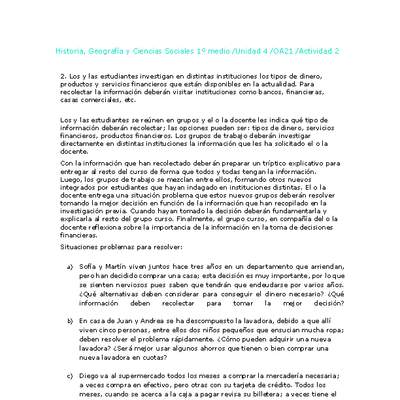 Historia 1 medio-Unidad 4-OA21-Actividad 2 Historia 1 medio-Unidad 4-OA21-Actividad 2
