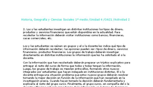 Historia 1 medio-Unidad 4-OA21-Actividad 2