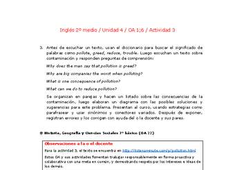 Inglés 2 medio-Unidad 4-OA1;6-Actividad 3 Inglés 2 medio-Unidad 4-OA1;6-Actividad 3