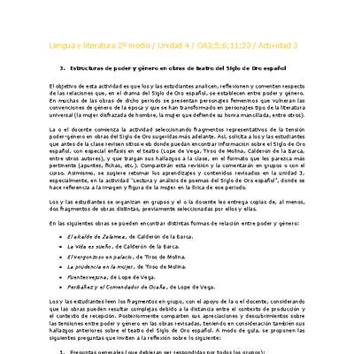 Lengua y Literatura 2 medio-Unidad 4-OA3;5;6;11;23-Actividad 3 Lengua y Literatura 2 medio-Unidad 4-OA3;5;6;11;23-Actividad 3