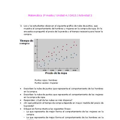 Matemática 1 medio-Unidad 4-OA13-Actividad 3 Matemática 1 medio-Unidad 4-OA13-Actividad 3