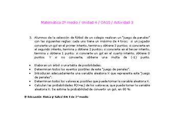 Matemática 2 medio-Unidad 4-OA10-Actividad 3 Matemática 2 medio-Unidad 4-OA10-Actividad 3