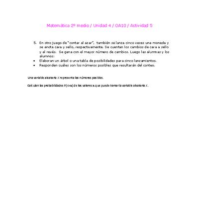 Matemática 2 medio-Unidad 4-OA10-Actividad 5