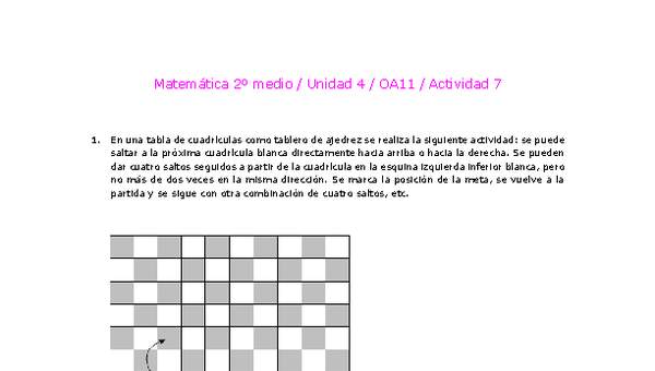 Matemática 2 medio-Unidad 4-OA11-Actividad 7 Matemática 2 medio-Unidad 4-OA11-Actividad 7