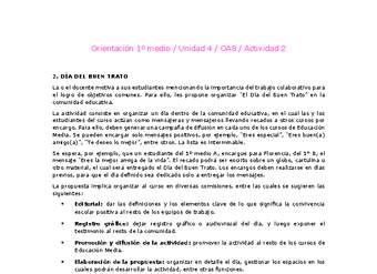 Orientación 1 medio-Unidad 4-OA8-Actividad 2 Orientación 1 medio-Unidad 4-OA8-Actividad 2