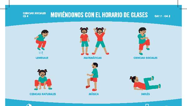 Moviéndonos con el horario de clases Moviéndonos con el horario de clases