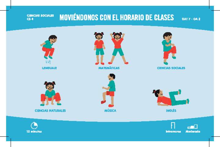 Moviéndonos con el horario de clases Moviéndonos con el horario de clases