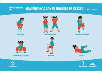 Moviéndonos con el horario de clases Moviéndonos con el horario de clases