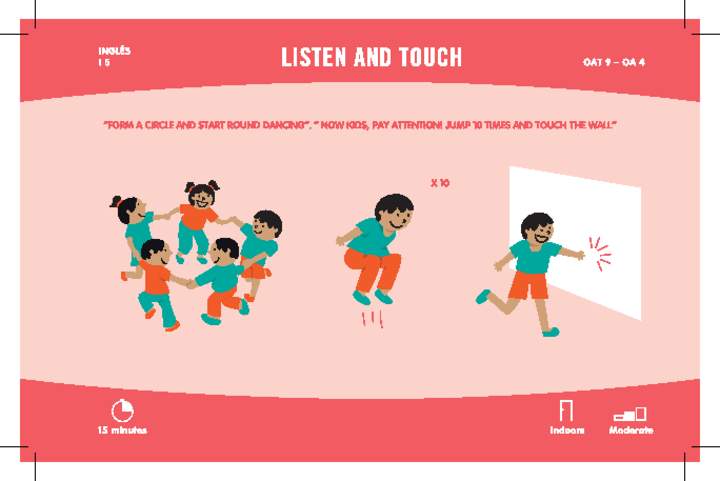 Listen and touch Listen and touch