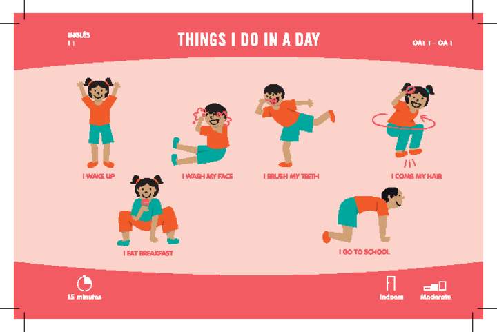 Things i do in a day Things i do in a day