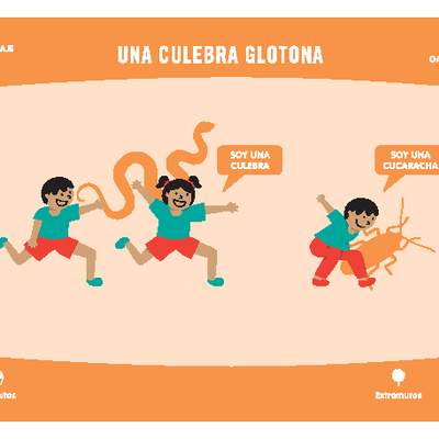 Una culebra glotona Una culebra glotona