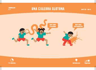 Una culebra glotona Una culebra glotona