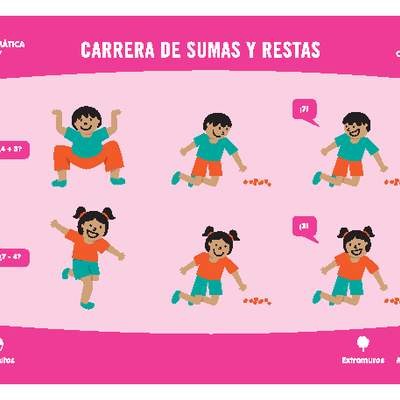 Carrera de sumas y restas Carrera de sumas y restas