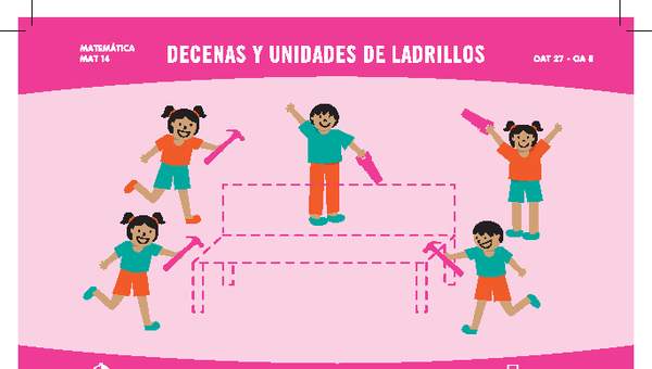 Decenas y unidades de ladrillos Decenas y unidades de ladrillos