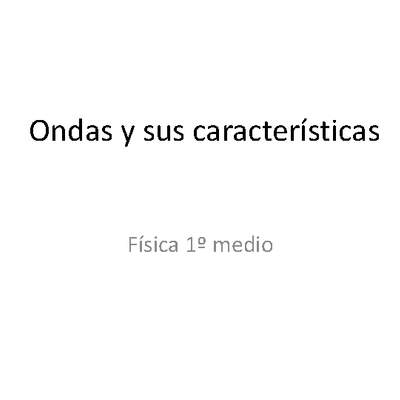 Presentación Ondas en resortes Presentación Ondas en resortes