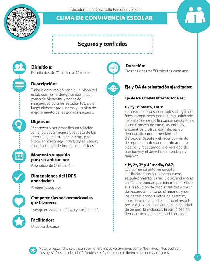 Ficha IDPS: Seguros y confiados. Ficha IDPS: Seguros y confiados.