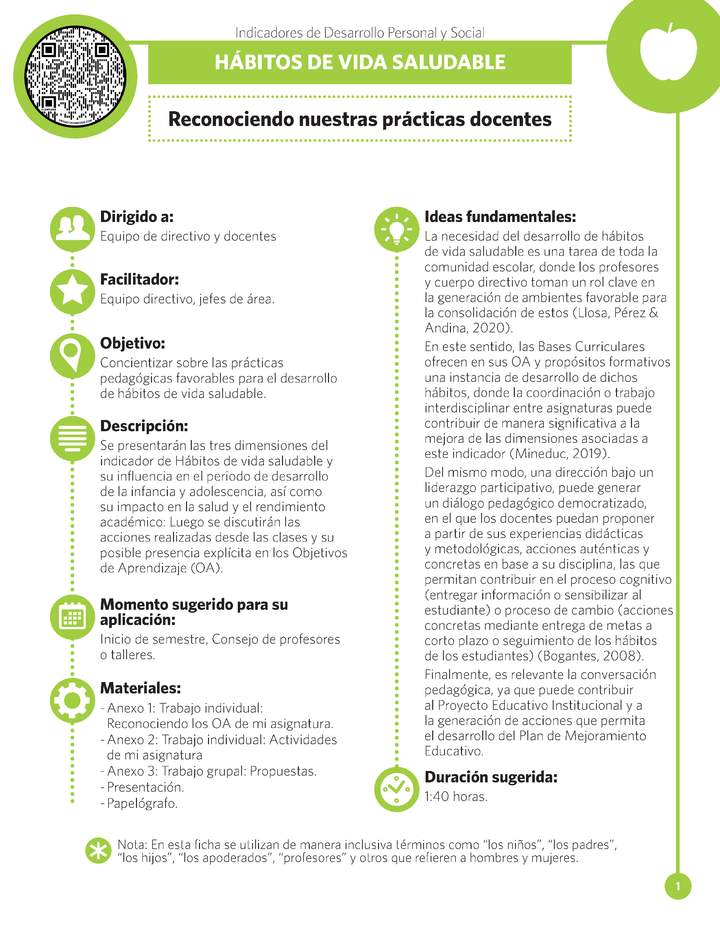 Ficha IDPS: Reconociendo nuestras prácticas docentes. Ficha IDPS: Reconociendo nuestras prácticas docentes.