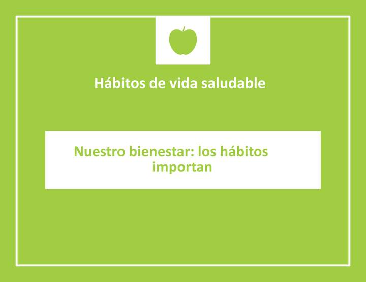 Nuestro bienestar (Material complementario) Nuestro bienestar (Material complementario)