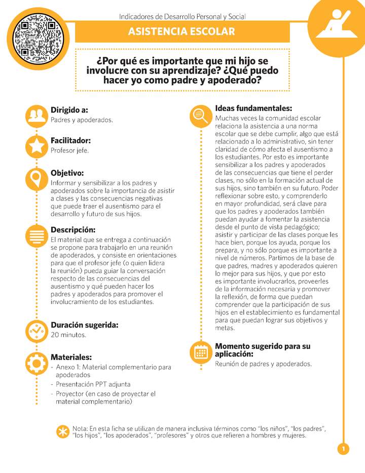 Ficha IDPS: ¿Por qué es importante que mi hijo se involucre con su aprendizaje? ¿Qué puedo hacer yo como padre y apoderado? Ficha IDPS: ¿Por qué es importante que mi hijo se involucre con su aprendizaje? ¿Qué puedo hacer yo como padre y apoderado?