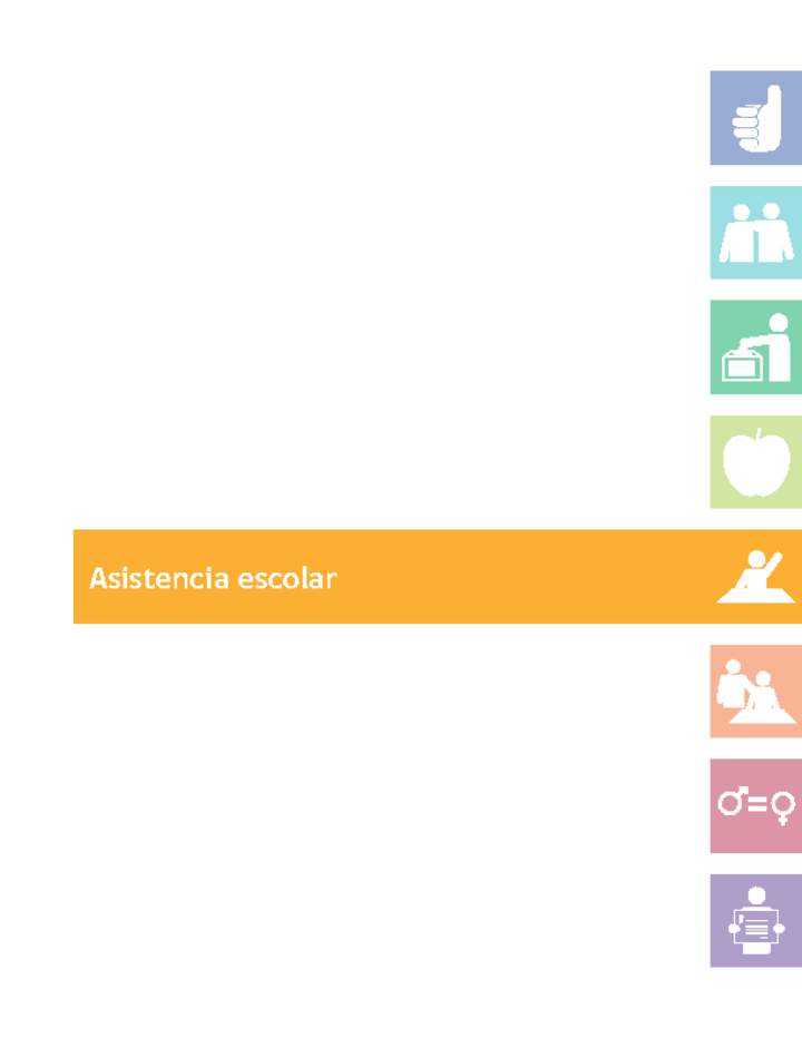 Documento Indicador Asistencia escolar Documento Indicador Asistencia escolar
