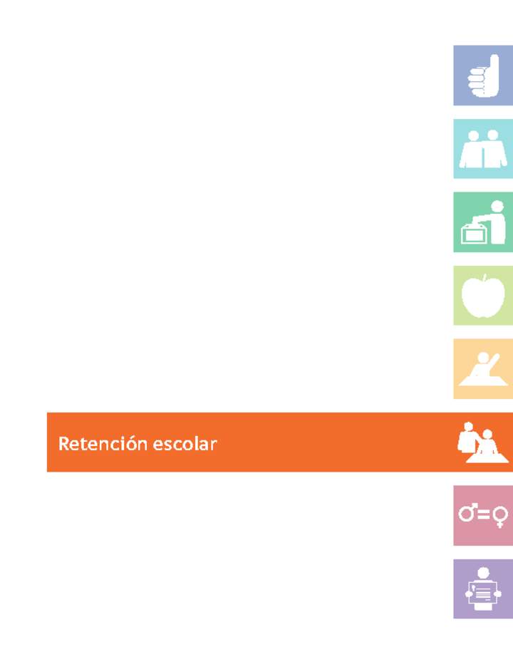 Documento Indicador Retención escolar Documento Indicador Retención escolar