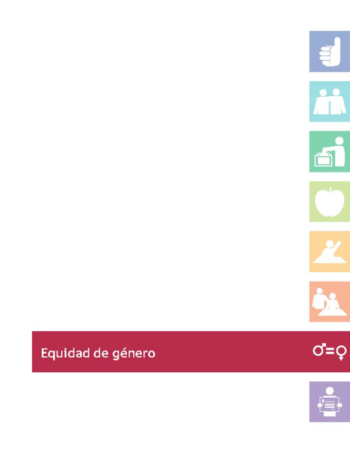 Documento Indicador Equidad de género Documento Indicador Equidad de género