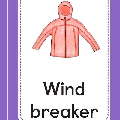 Tarjeta para imprimir o proyectar: Windbreaker Tarjeta para imprimir o proyectar: Windbreaker