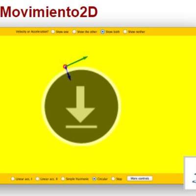 PhET Movimiento 2D PhET Movimiento 2D