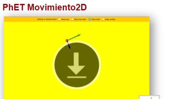 PhET Movimiento 2D PhET Movimiento 2D